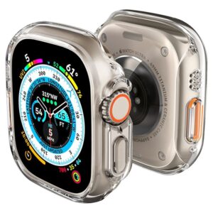 Spigen Thin Fit dėklas skirtas Apple Watch Ultra 1 / 2 / 3 (49 mm) - skaidrus - Image 7