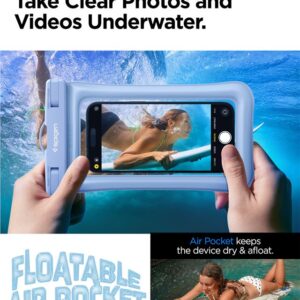 Spigen Aqua Shield WaterProof Floating Case A610 2 Pack, aqua blue - Image 7