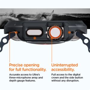 Spigen Lock Fit, juodos spalvos - Apple Watch Ultra 3/2/1 - Image 14