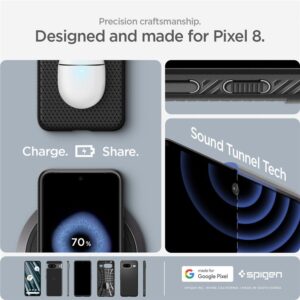 Spigen Liquid Air - dėklas skirtas Google Pixel 8 Black - Image 17