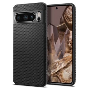 Google Pixel 8 Pro Spigen Liquid Air Matte telefono dėklas juodos spalvos - Image 10