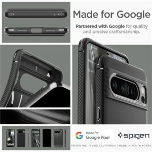 Spigen Rugged Armor - dėklas skirtas Google Pixel 8 Pro Black - Image 8