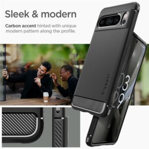 Spigen Rugged Armor - dėklas skirtas Google Pixel 8 Pro Black - Image 16