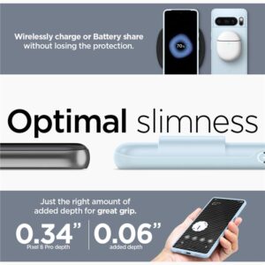 Spigen Thin Fit, mute blue - Google Pixel 8 Pro - Image 17