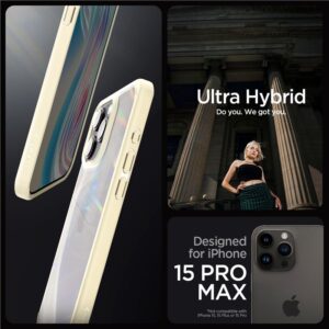 Spigen Crystal Hybrid, sand beige - iPhone 15 Pro Max - Image 13