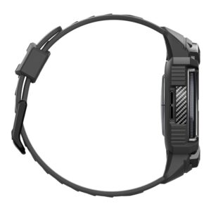 Spigen Rugged Armor Pro, juodos spalvos - Samsung Galaxy Watch6 Classic 47mm - Image 3