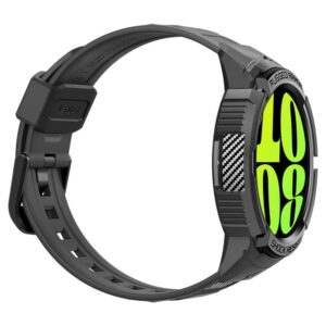 Spigen Rugged Armor Pro - Strap + case for Samsung Galaxy Watch 6 44 mm (Black) - Image 12