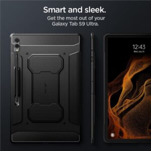 Spigen Rugged Armor Pro -  Samsung Galaxy Tab S8 Ultra / S9 Ultra 14.6 Black - Image 17