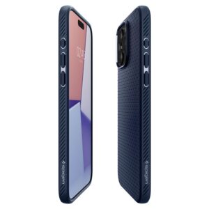 Spigen Liquid Air, navy blue - Apple iPhone 15 Pro Max - Image 13
