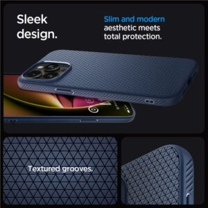 Spigen Liquid Air, navy blue - Apple iPhone 15 Pro Max - Image 16