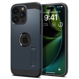 Spigen Tough Armor Mag MagSafe - dėklas skirtas Apple iPhone 15 Pro Max Metal Slate - Image 7