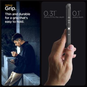 Spigen Mag Armor Magsafe - dėklas skirtas Apple iPhone 15 Pro Max Matte Black - Image 9