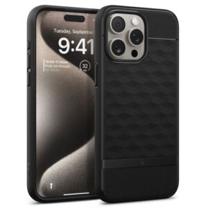 CASEOLOGY PARALLAX MAG MAGSAFE Apple iPhone 15 PRO MAX MATTE dėklas telefonui juodos spalvos - Image 10