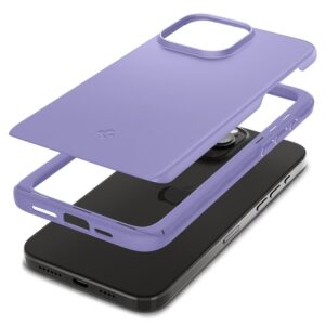 Spigen Thin Fit - dėklas skirtas Apple iPhone 15 Pro Purple - Image 12