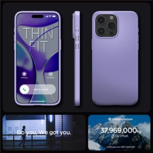 Spigen Thin Fit - dėklas skirtas Apple iPhone 15 Pro Purple - Image 15