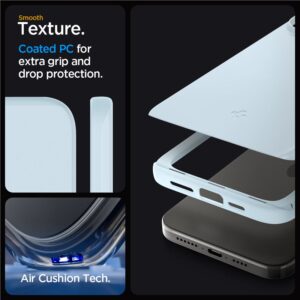 Spigen Thin Fit - dėklas skirtas Apple iPhone 15 Pro Blue - Image 12