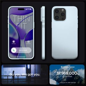 Spigen Thin Fit - dėklas skirtas Apple iPhone 15 Pro Blue - Image 15