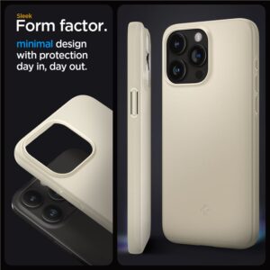 Spigen Thin Fit - dėklas skirtas Apple iPhone 15 Pro Beige - Image 11