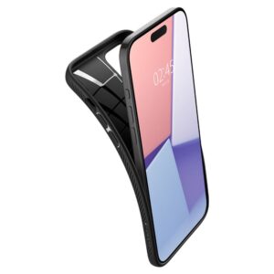 Spigen dėklas LIQUID AIR skirtas Apple iPhone 15 Pro matte juodos spalvos - Image 10
