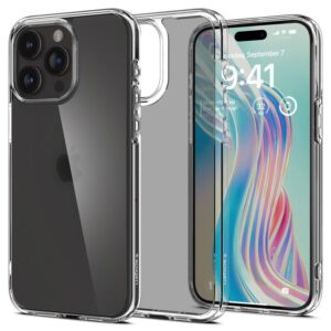 Spigen dėklas ULTRA HYBRID skirtas Apple iPhone 15 Pro frost clear - Image 6