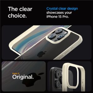 Spigen Ultra Hybrid, mute beige - Apple iPhone 15 Pro - Image 12