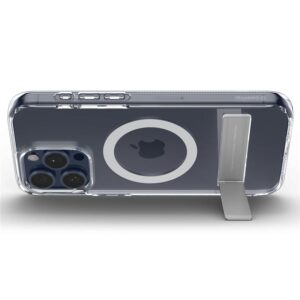 Spigen Caseology Capella MagSafe Kickstand, clear baltos spalvos - Apple iPhone 15 Pro - Image 13
