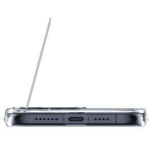 Spigen Caseology Capella MagSafe Kickstand, clear baltos spalvos - Apple iPhone 15 Pro - Image 5
