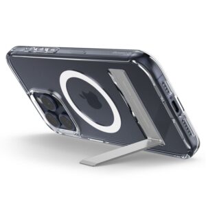 Spigen Caseology Capella MagSafe Kickstand, clear baltos spalvos - Apple iPhone 15 Pro - Image 17