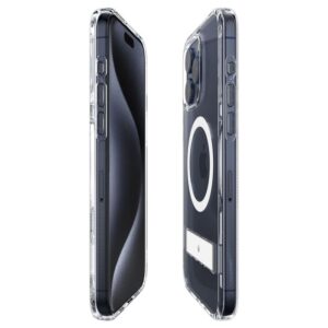 Spigen Caseology Capella MagSafe Kickstand, clear baltos spalvos - Apple iPhone 15 Pro - Image 8