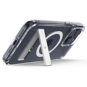 Spigen Caseology Capella MagSafe Kickstand, clear baltos spalvos - Apple iPhone 15 Pro - Image 10