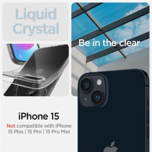 Apple iPhone 15 Spigen Liquid Crystal telefono dėklas skaidrus - Image 7