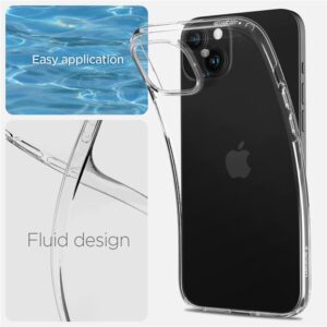 Apple iPhone 15 Spigen Liquid Crystal telefono dėklas skaidrus - Image 9