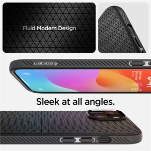 Spigen dėklas LIQUID AIR skirtas Apple iPhone 15 matte juodos spalvos - Image 11