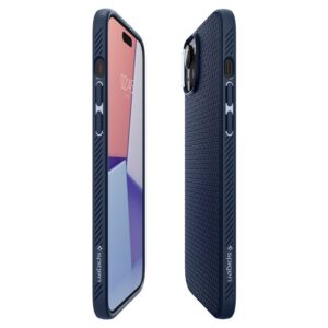 Spigen Liquid Air, navy blue - Apple iPhone 15 - Image 13