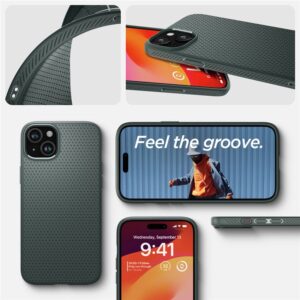Spigen Liquid Air, abyss green - Apple iPhone 15 - Image 20