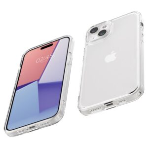 Apple iPhone 15 Spigen Ultra Hybrid Crystal dėklas telefonui skaidrus - Image 11