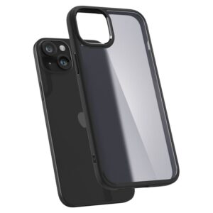 Apple iPhone 15 Spigen Ultra Hybrid Crystal Frost dėklas telefonui juodos spalvos - Image 15