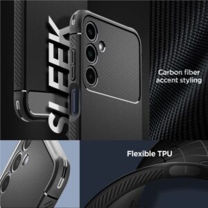 Samsung Galaxy A25 5G Spigen Rugged Armor Matte dėklas telefonui juodos spalvos - Image 14