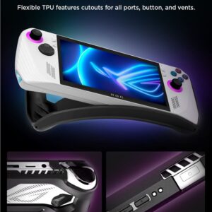 Asus ROG ALLY Spigen Rugged Armor Matte dėklas telefonui juodos spalvos - Image 20