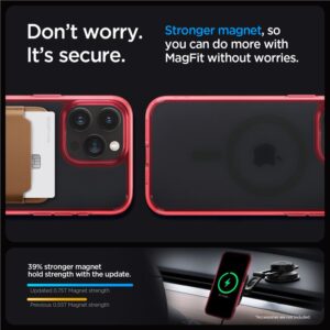 Spigen Ultra Hybrid MagSafe, frost deep red - Apple iPhone 15 Pro - Image 3