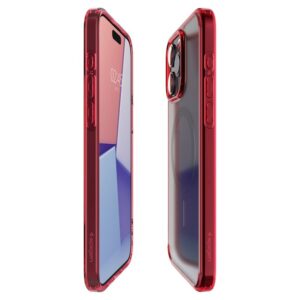 Spigen Ultra Hybrid MagSafe, frost deep red - Apple iPhone 15 Pro - Image 18
