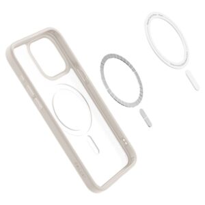 Spigen Ultra Hybrid MagSafe - dėklas skirtas Apple iPhone 15 Pro Frost Natural Titanium - Image 15