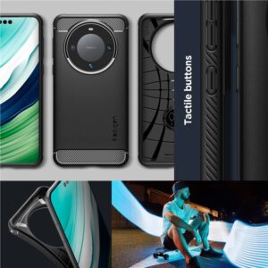 Spigen Rugged Armor, juodos spalvos - Huawei Mate 60 Pro - Image 7