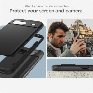 Spigen Thin Fit - dėklas skirtas Google Pixel 8A Black - Image 12