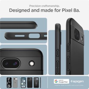 Spigen Thin Fit - dėklas skirtas Google Pixel 8A Black - Image 13
