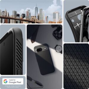 Spigen Liquid Air, matte juodos spalvos - Google Pixel 8a - Image 6