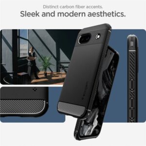 Spigen Rugged Armor - dėklas skirtas Google Pixel 8A Black - Image 8