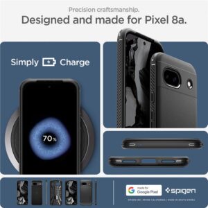 Spigen Rugged Armor - dėklas skirtas Google Pixel 8A Black - Image 14