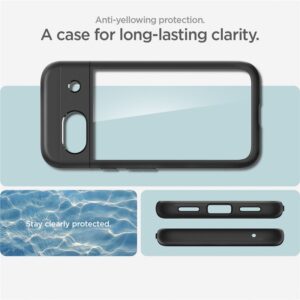 Spigen Ultra Hybrid - dėklas skirtas Google Pixel 8A Matte Black - Image 9