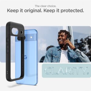 Spigen Ultra Hybrid - dėklas skirtas Google Pixel 8A Matte Black - Image 10